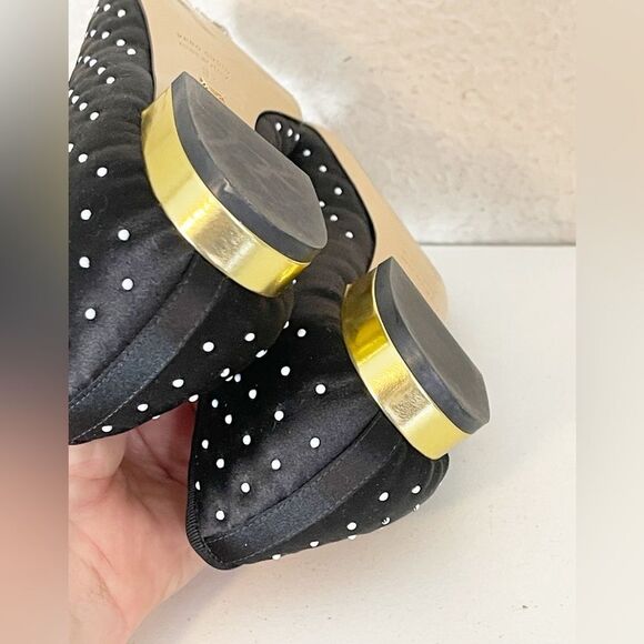 CHARLOTTE OLYMPIA BALLET FLATS black and white polka dots 37 - Picture 11 of 14